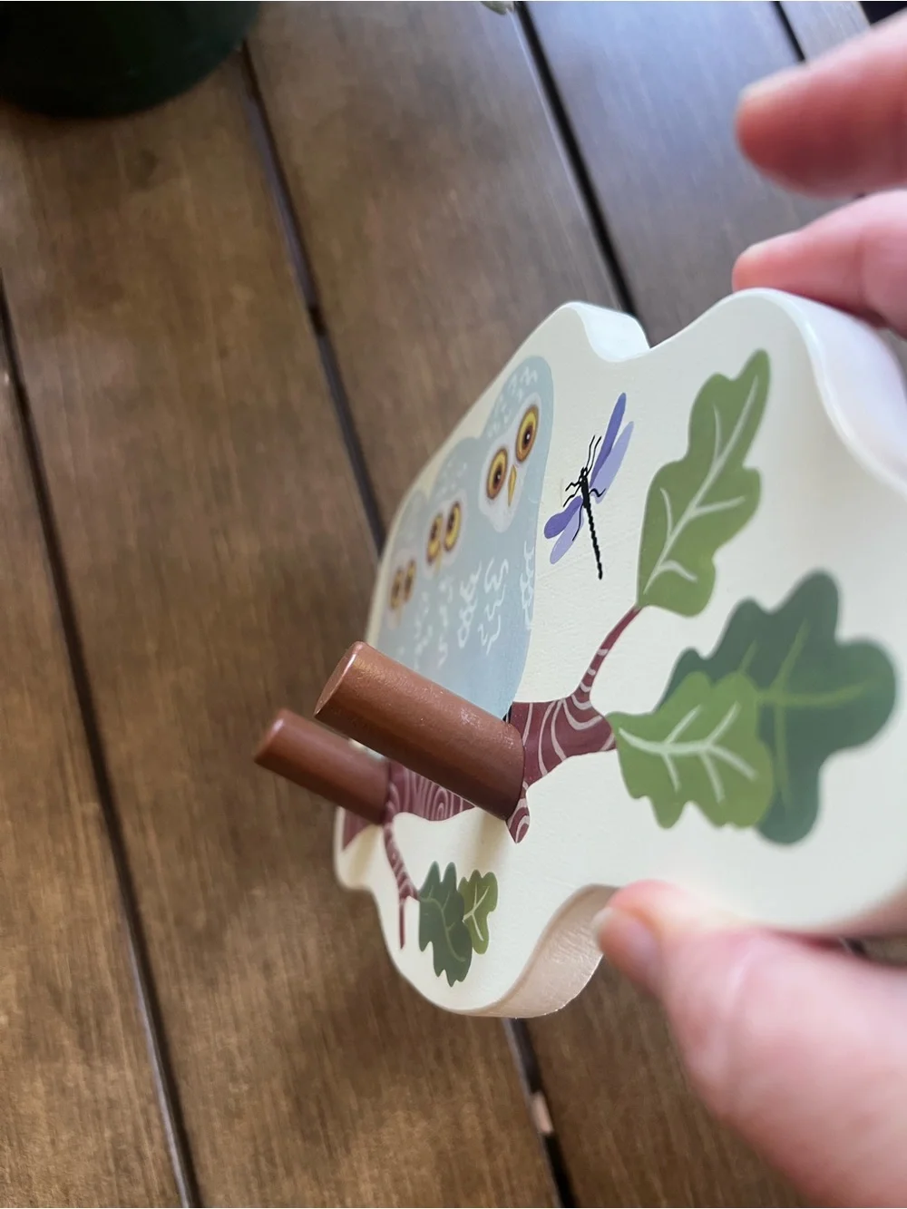 IKEA Vandring Owl Wall Hanger Woodland Kids Room Nursery Decor